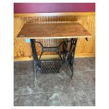 Singer treadle base table