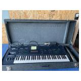 Yamaha SY 77 keyboard, power cord, hard case