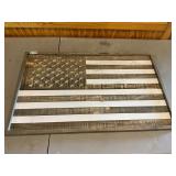 Wood American flag decor