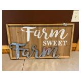 Farm Sweet Farm sign
