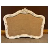 Wood framed pin bulletin board