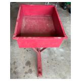 Tilt bed garden utility cart
