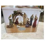 St Nicholas porcelain nativity set