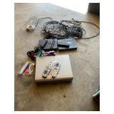 3 dish receivers, remotes, cables