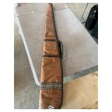 Brown soft gun case