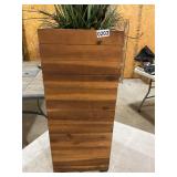 Wood planter