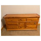 Solid wood dresser