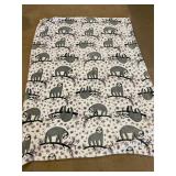48 x 72 fleece sloth throw