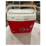 Red/ white igloo cooler