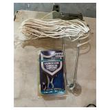 30 ft cord, pulley, rope