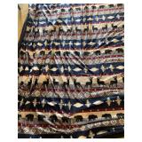 83 x 87 bear and deer throw