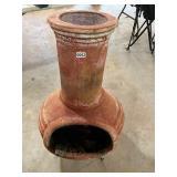 Chimnea fireplace and stand