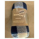 50 x 60 snow cap throw