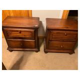 2- wood end tables