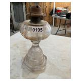 Crystal glass kerosene lamp- no globe