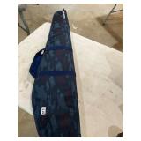 Padded gun case with tags - Gallen blue camo