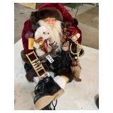 Large seated Santa clause