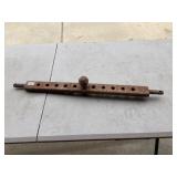 Tractor draw bar with ball