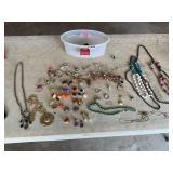 Assorted lot costume jewelry