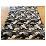 64 x 86 camo fleece throw