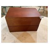 Wooden jewelry box