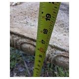 cement bench - 3 piece