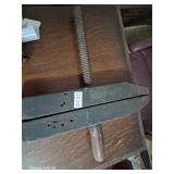 antique wood clamp vise