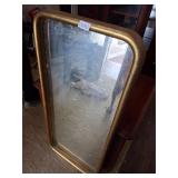 large framed mirror - rounded edges