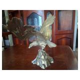 Nice large vintage Brass Eagle sculpture