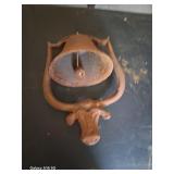 Cast Iron long horn bell - USA