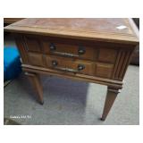 Nice wooden end table with drawer
