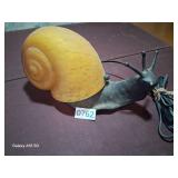 Vintage Bronze snail table lamp