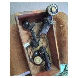 2 old phones - antique and retro