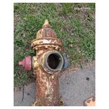 Old rusty fire hydrant