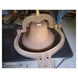 Huge Cast Iron Bell with hanger and knocker #3