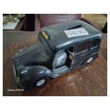 Vintage london taxi piggy bank