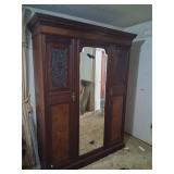 beautiful antique wardrobe