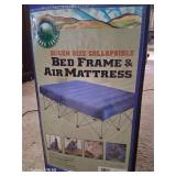 NOS Queen Bedframe and air mattress - NEW!