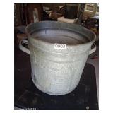Vintage German Sulo Cooking pot - galvanized