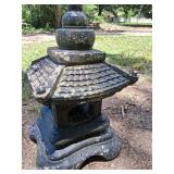cement pagoda lantern