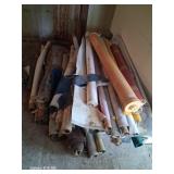Pile of vehicle/boat upolstery rolls