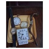 Vintage clock watch lot
