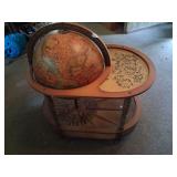 Vintage Italian-Style Globe Bar Cart