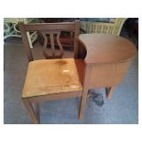 mid-century telephone table