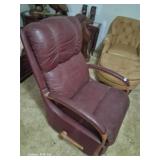 Vintage Burgandy recliner