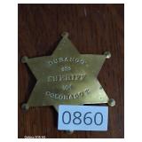 Western Star Sheriff badge