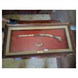 Shadow box musket art