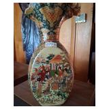 Vintage Chinese Porcelain Satsuma Style Vase