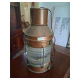 Vintage Copper ï¿½Anchorï¿½ Ship Lantern hanging light