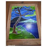 Beautiful stain glass window art